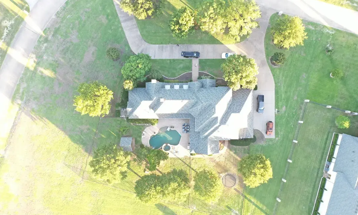 New shingle roof installation on a home in Raymondville